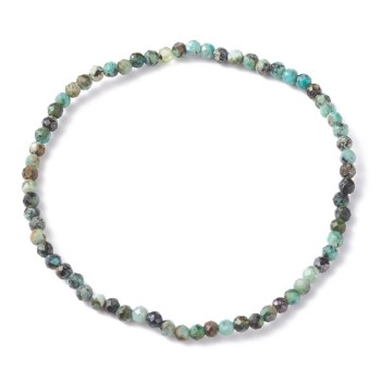 Faceted African turquoise bracelet 3mm [product.brand] 1 - Rosmarinus (koreni-krumlov.cz / platce DPH) 