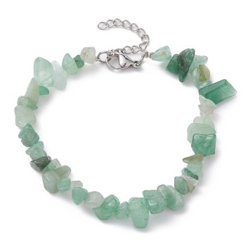 Chipped green aventurine chain bracelet [product.brand] 3 - Rosmarinus (koreni-krumlov.cz / platce DPH) 