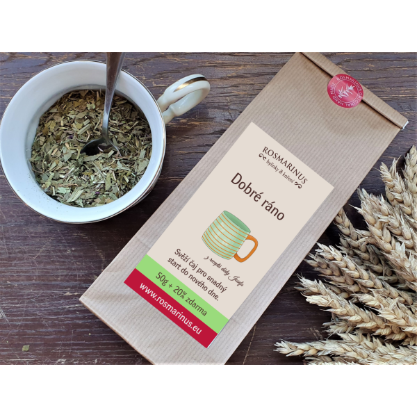 Jó Reggelt Tea 50g + 20% ingyen Rosmarinus 2 - Rosmarinus (koreni-krumlov.cz / platce DPH) 