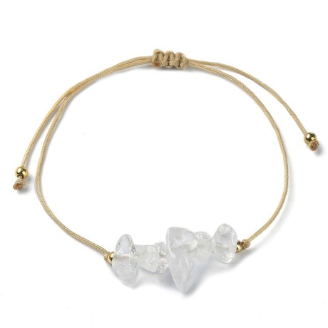 Shamballa bracelet with natural quartz crystal stones [product.brand] 1 - Rosmarinus (rosmarinus.eu) 