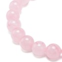 Bracelet made of natural rose quartz with a rectangular element [product.brand] 2 - Rosmarinus (koreni-krumlov.cz / platce DPH) 