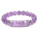 Bracelet made of natural amethyst with a rectangular element [product.brand] 1 - Rosmarinus (koreni-krumlov.cz / platce DPH) 