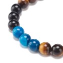 Elegant bracelet made of blue agate, tiger eye, and black onyx 8mm [product.brand] 2 - Rosmarinus (koreni-krumlov.cz / platce DP