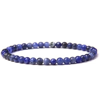 Natural Sodalite Bracelet 4mm [product.brand] 1 - Rosmarinus (koreni-krumlov.cz / platce DPH) 